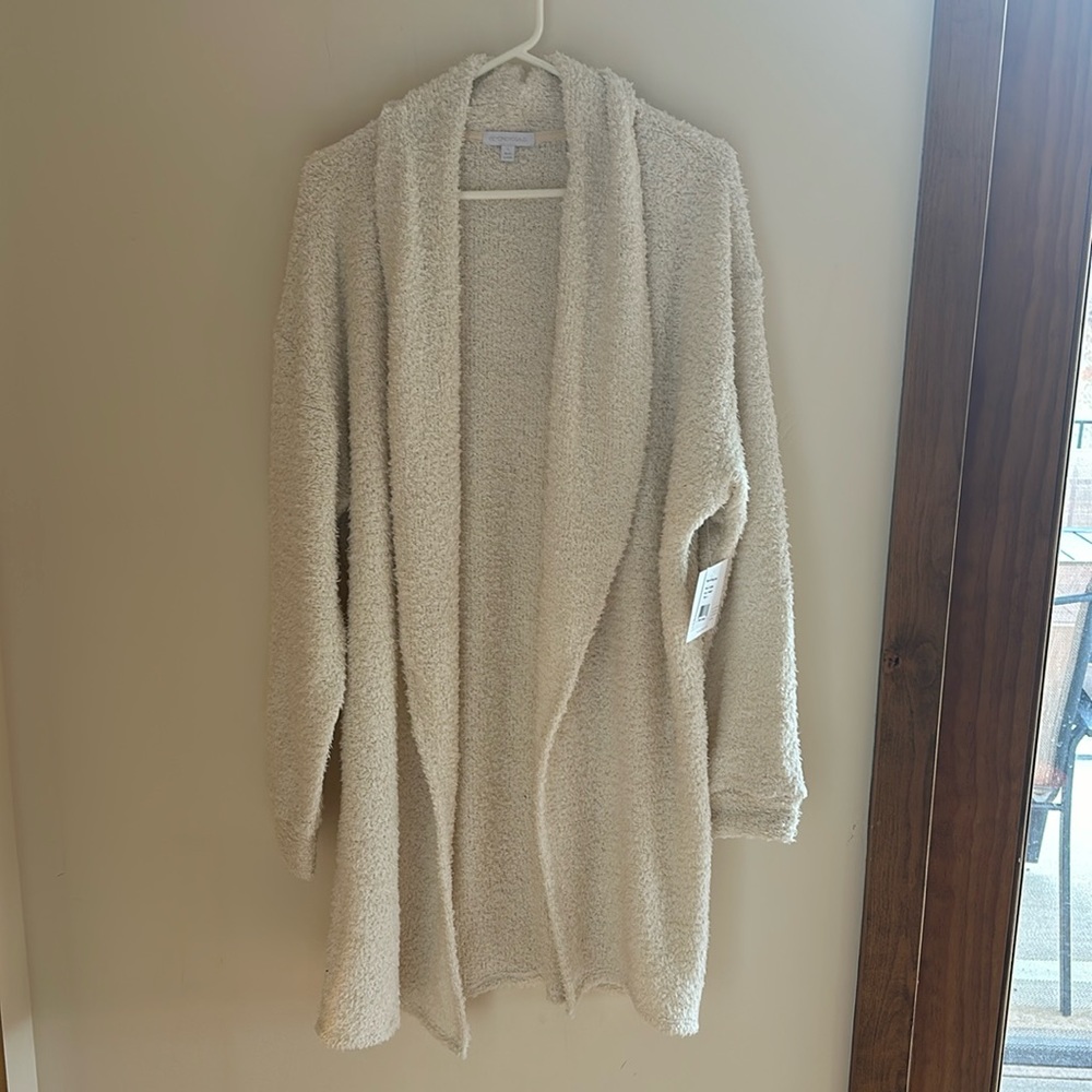 Beyond Yoga Fuzzy Long Sweater - ivory - size Large. NWT